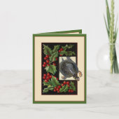 Romantische Weihnachtskarte Feiertagskarte (Vorderseite)