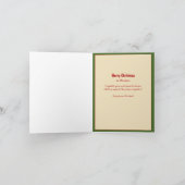 Romantische Weihnachtskarte Feiertagskarte (Innenseite)