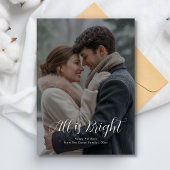 Romantische Weihnachtskarte Feiertagskarte