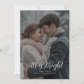 Romantische Weihnachtskarte Feiertagskarte (Vorderseite)