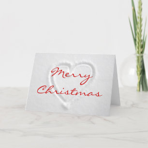 Romantische Weihnachtskarte Feiertagskarte