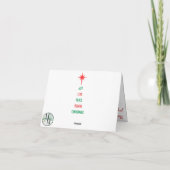 Romantische Weihnachtskarte für Ehemann oder Ehefr Karte (Rückseite)