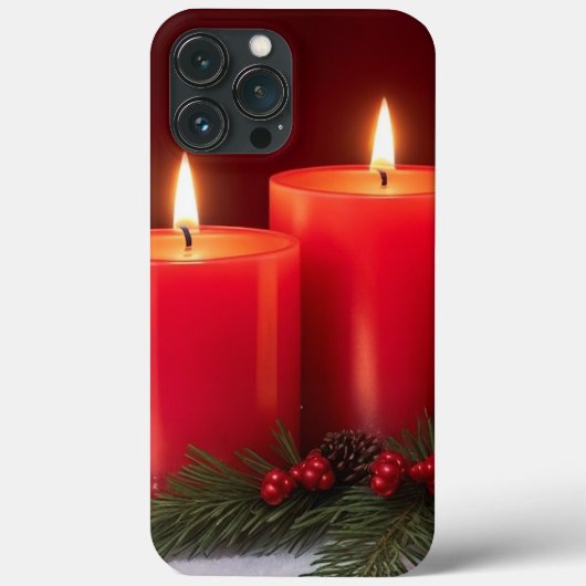 Romantische Weihnachtskerzen - Fall Case-Mate iPhone Hülle (Rückseite)
