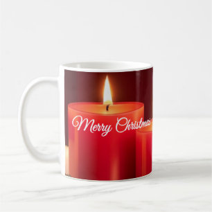 Romantische Weihnachtskerzen - Frohe Weihnachtsfes Kaffeetasse