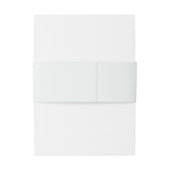 Romantische Weinberge Minimaler Garten Grün Einladungsbanderole (Rückseitenbeispiel)