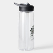 romantische weiße Blume im Grünen Trinkflasche (Rechts)
