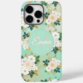 Romantische weiße Blume Mini-Aquarelldesign Case-Mate iPhone Hülle (Rückseite)