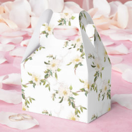 Romantische Weiße Blüte Geschenkschachtel