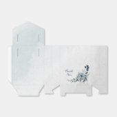 Romantische weiße Marineinfanterie & dustige blaue Geschenkschachtel (Ungefaltet)