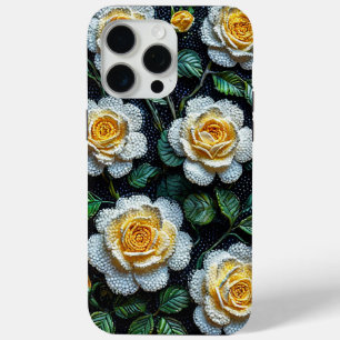 Romantische Weiße Rosen-Blumen-Ästhetik Minimalist Case-Mate iPhone Hülle