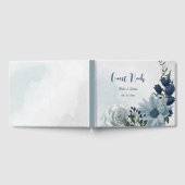 Romantische, weiße, staubige und blühende Pflanzen Gästebuch (Voll)