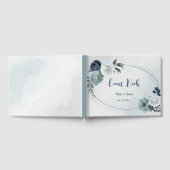 Romantische, weiße, staubige und blühende Pflanzen Gästebuch (Voll)