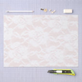 Romantische Weißrosen Blush Pink Hochzeit Seidenpapier (Handwerk)