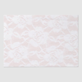 Romantische Weißrosen Blush Pink Hochzeit Seidenpapier