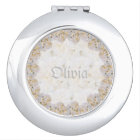 Romantische Weißrosen personalisiert