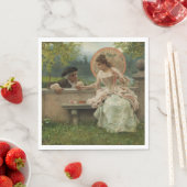 Romantische Wettkämpfe im Park Serviette (Beispiel)