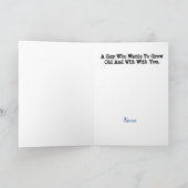 Romantische Wild-Blume-Karte Karte (Innenseite)