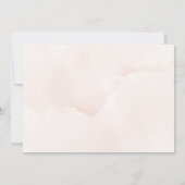 Romantische Wildblume Boho Brautparty Einladung (Rückseite)