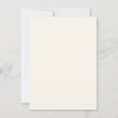 Romantische Wildblume Hochzeit Probe Dinner Invit Einladung (Rückseite)