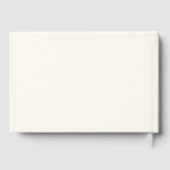 Romantische Wildblume Wedding Guest Book Gästebuch (Rückseite)