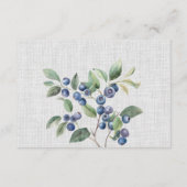 Romantische Wildsommerbeeren mit RSVP-Karte Begleitkarte (Rückseite)