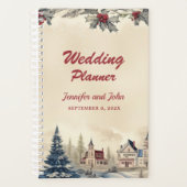 Romantische Winterhochzeit Planer (Vorderseite)