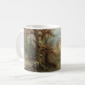 Romantische Winterlandschaft mit Eis-Skatern Kaffeetasse (Vorderseite Links)