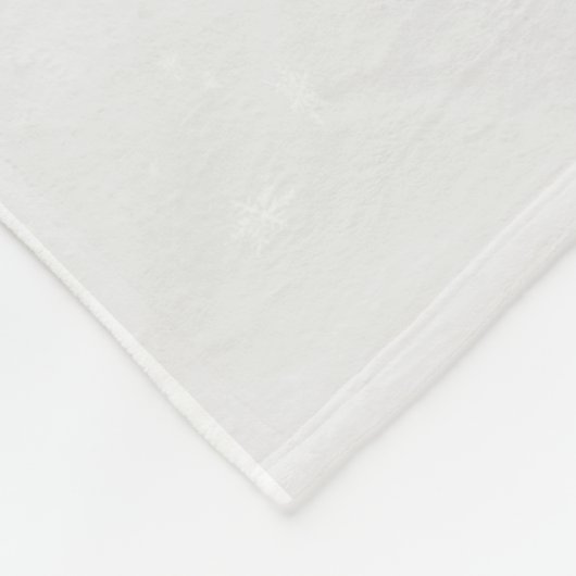 Romantische Winterschwäne Personalisiert Fleecedecke (Ecke)