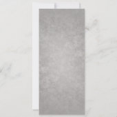 Romantische Wirbel und Herzen Einladung (Rückseite)