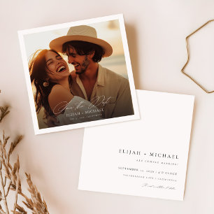 Romantische Wüste Boho Foto Wedding Save The Date