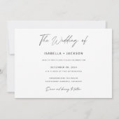 Romantische Wüstenhochzeit - Foto Einladung (Rückseite)