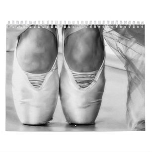Romantische zeitgenössische Ballerina des Bildes Kalender