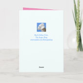 Romantische Ziegen und Herz-Jubiläum Karte (Rückseite)