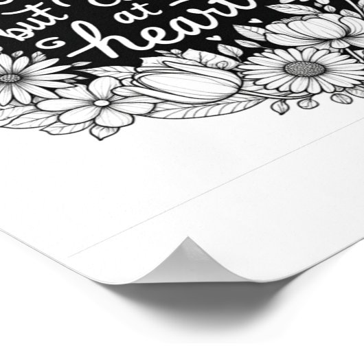 Romantische Zitat-Liebe Zitat Erwachsenenfarben Poster (Ecke)