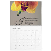 Romantische Zitate Kalender (Jan 2027)