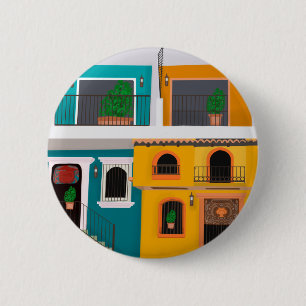 Romantische Zone Puerto Vallarta Mexiko Button