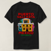 Romantische Zone Puerto Vallarta Mexiko T-Shirt (Design vorne)