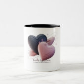 Romantische Zwei Herzen Tasse (Mittel)
