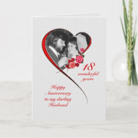 Romantischer 18. Hochzeitstag für Ehemann