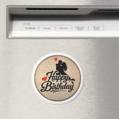 Romantischer Alles Gute zum Geburtstag Magnet (In Situ (Geschirrspüler))