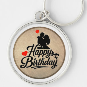 Romantischer Alles Gute zum Geburtstag Schlüsselanhänger