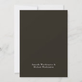 Romantischer alter Baum mit Herz-Schnitzerei und G Einladung (Rückseite)