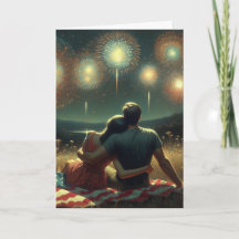 Romantischer Amerikanische Unabhängigkeitstag