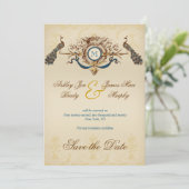 Romantischer Ankündigung Datum freihalten (Stehend Vorderseite)