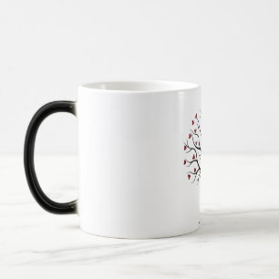 Romantischer Antrag Herz Baum Kaffeetasse Paar A
