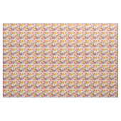 Romantischer Aquarell-Garten mit Blumen Stoff (Yard (91,4 cm))