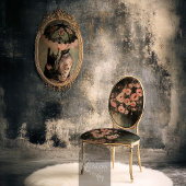 Romantischer ätherischer Lachs Pink Moody Florals Seidenpapier