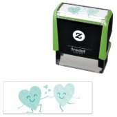 Romantischer Austausch von Lieben Permastempel (Beispiel)