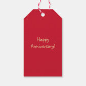 Romantischer Bär Geschenkanhänger (Rückseite)