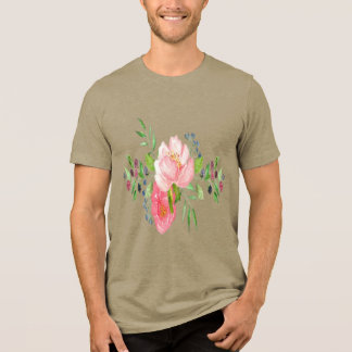 Romantischer Beeren-Blumenkranz Tri-Blend Shirt